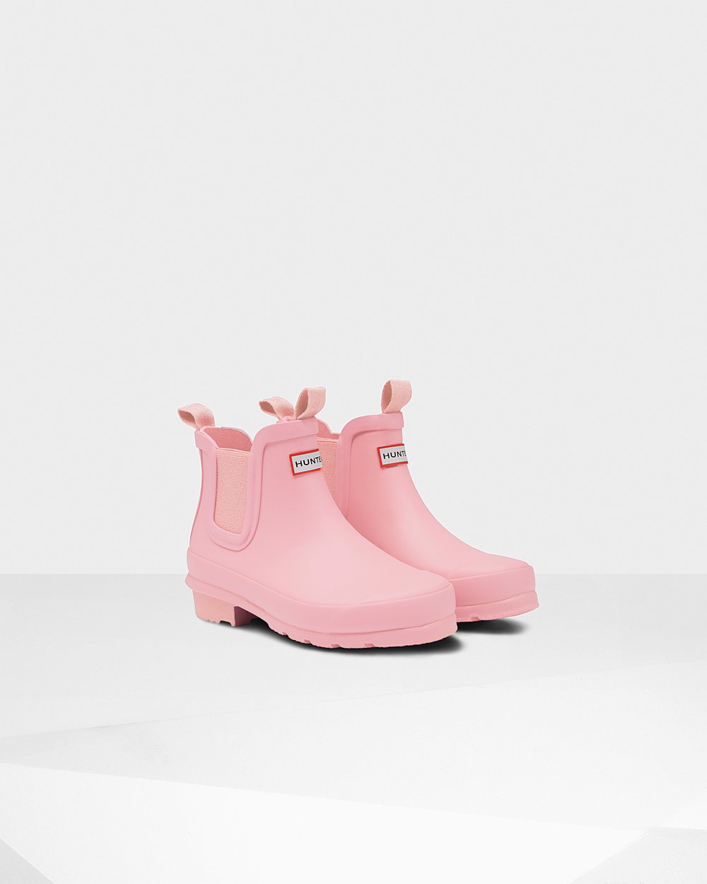 Botas Chelsea Hunter Criança Rosa - Original Big - 63JUENAPC